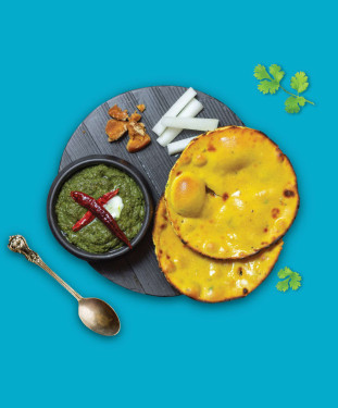 Sarson Da Saag And Makke Ki Roti (2 Pcs)