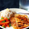 Grilled Paneer With Garlic Herb Rice