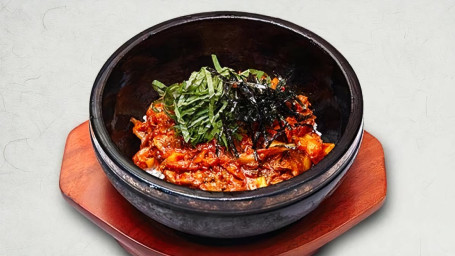 Spicy Pork Hot Stone Bibimbap 제육돌솥비빔밥