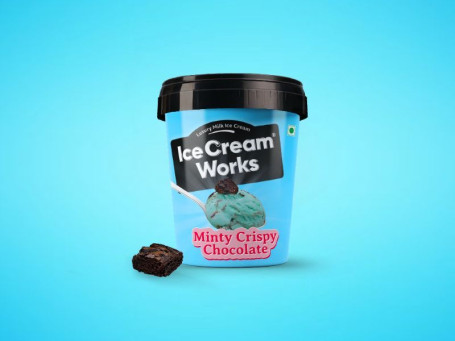 Minty Crispy Chocolate Ice Cream [1 Tub]