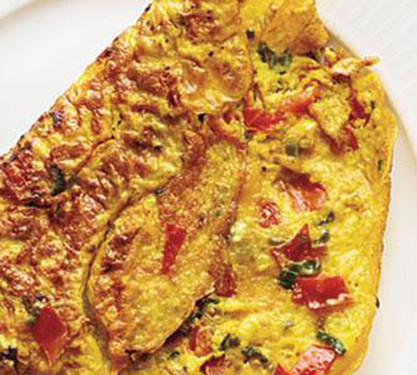 Egg Onion Spicy Omelette