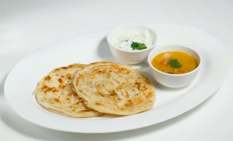 Parotta With Channa Masala (2 Pcs)