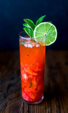 Strawberry Lime Mint Mojito