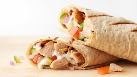 Normale Shawarma-Rolle