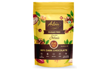 Mini Sugar Free 60% Dark Keto Chocolate Vegan (10G X 10)