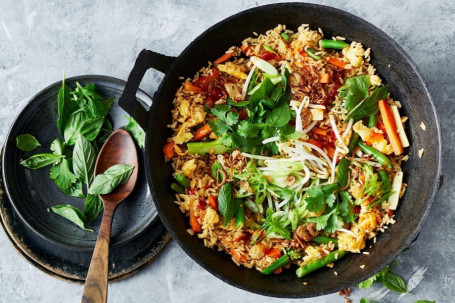 Wok Tossed Veg With Fried Rice Noodles