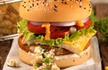Peppy Paneer Double Patty Double Cheese Veg Burger