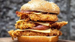 Fried Chicken Three Layer Burger