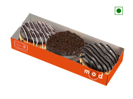 Die Dark Sweet Triple Treat Box (3 Donuts)