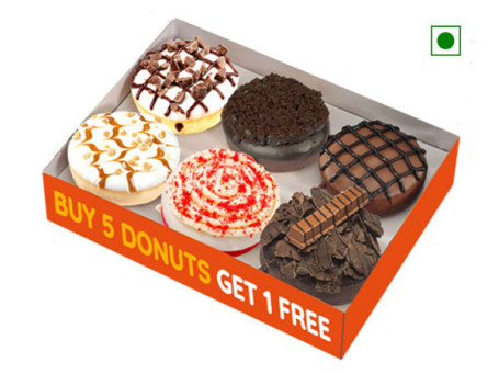 Signature-Box Mit 6 Donuts (5 Kaufen, 1 Gratis)