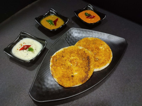 Mini Masala Podi Uthappam 2 Pcs