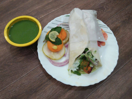 Chicken Malai Kebab Roll (Bestseller)