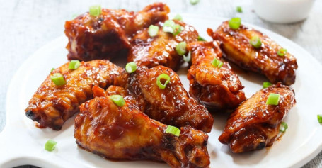 Hot Garlic Chicken Wings [6 Pieces]