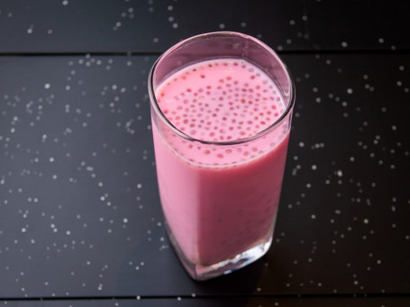 Rose Milk With Chia Seeds