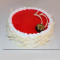 White Forest Strawberry Cake