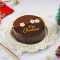 Frohe Weihnachten Schokoladentrüffelkuchen