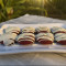 Red Velvet White Chocolate Mini Pan Cake 8 Pcs) Eggless)