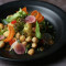 Sweet Potato And Chick Pea Salad, Moroccan Date Dressing