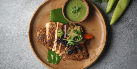 Peruvian Style Marinated Grilled Chicken Breast And Aji Verde