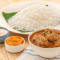 Spezielles Ghar-Ki-Hühnercurry (Mit Knochen) Mit Reis