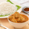 Ghar Ki Chicken Curry (Mit Knochen) Mit Reis
