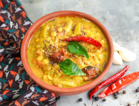 Pudalangai Kootu (Snake Gourd) Steamed Rice