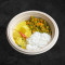 Mor Kulambhu, Beans Paruppu Usili And Steamed Rice Bowl