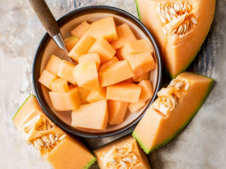 Cut Muskmelon