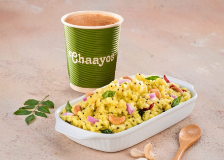 Desi Chai Mit Homestyle Upma