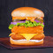 Double Decker Veg Burger [Neu Eingeführt]