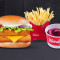 Deluxe Veggie Burger Fries (M) Blaubeer-Mousse-Becher