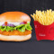 Railway Cutlet Burger Fries (M)