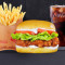 Homestyle Chicken Burger Combo (L)