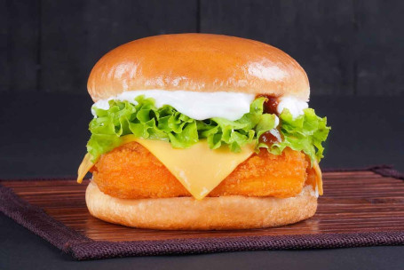 Paneer Delight Burger Mit Käse