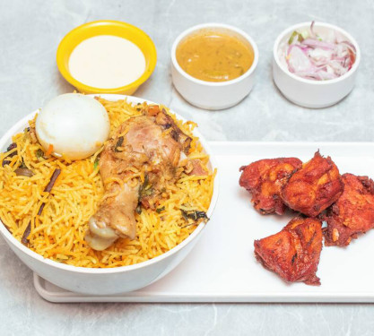 Plain Chicken Biryani Chicken 65