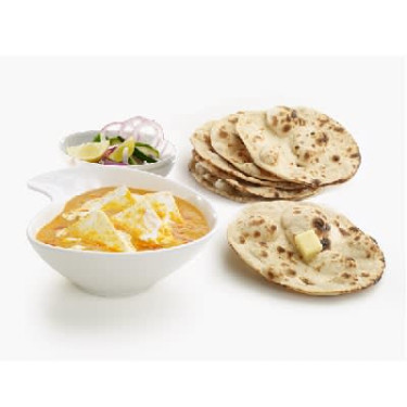 Shahi Paneer With Roti Salad