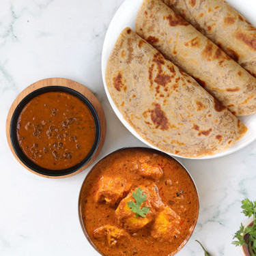 Fit Thali Butter Chicken Paratha Mahlzeit