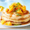 Pancake With Maple Syrup And Mangoes (2 Pieces)