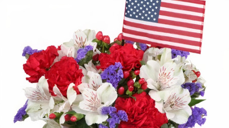 Made In The Usa Patriotic Arrangement