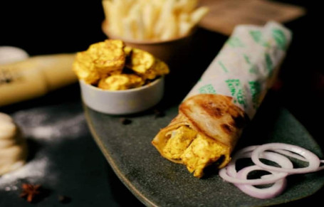 Veg Kabab Tikki Paneer Roll