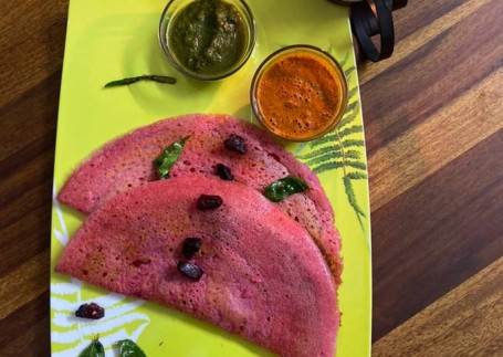 Pink Strawberry Dosa