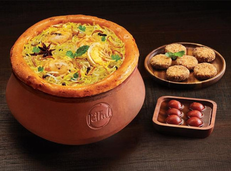 Claypot Hyderabadi Mini Family Combo Egg (Serves 2)