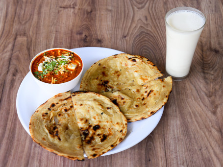 Paneer Sabzi (150 Gms) 2 Paratha Chaas