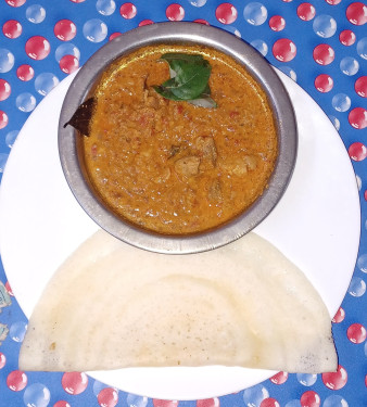 Dosa With Chicken Gravy