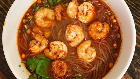 41. Hot And Sour Rice Noodle Soup Suān Là Fěn