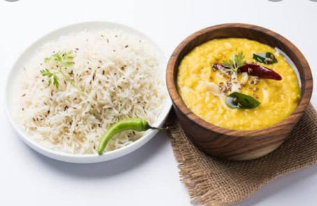 Half Sweet Dal Half Plain Rice