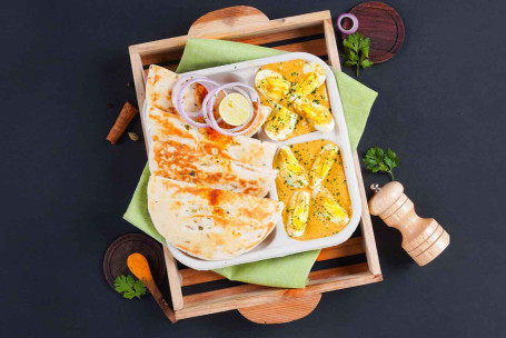 Mughlai-Ei-Curry-Brot-Kulcha-Lunchbox