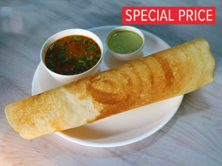 Masala Dosa (Served With Chutney Sambar)