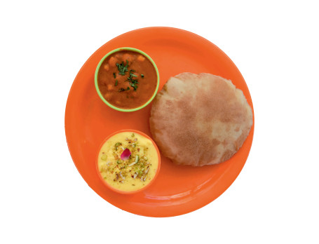 Chole With Bhature Shrikhand