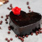 Mini Heart Shape Cake Brown [200 grams]